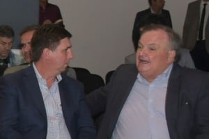 Pirola y Michlig participaron del primer encuentro entre bloques por la convención. Foto: Archivo.