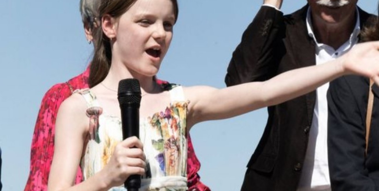 La princesa Gabriella de Mónaco pronunció su primer discurso público