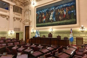 Imagen ilustrativa. Recinto de Diputados de la provincia de Santa Fe. Crédito: El Litoral