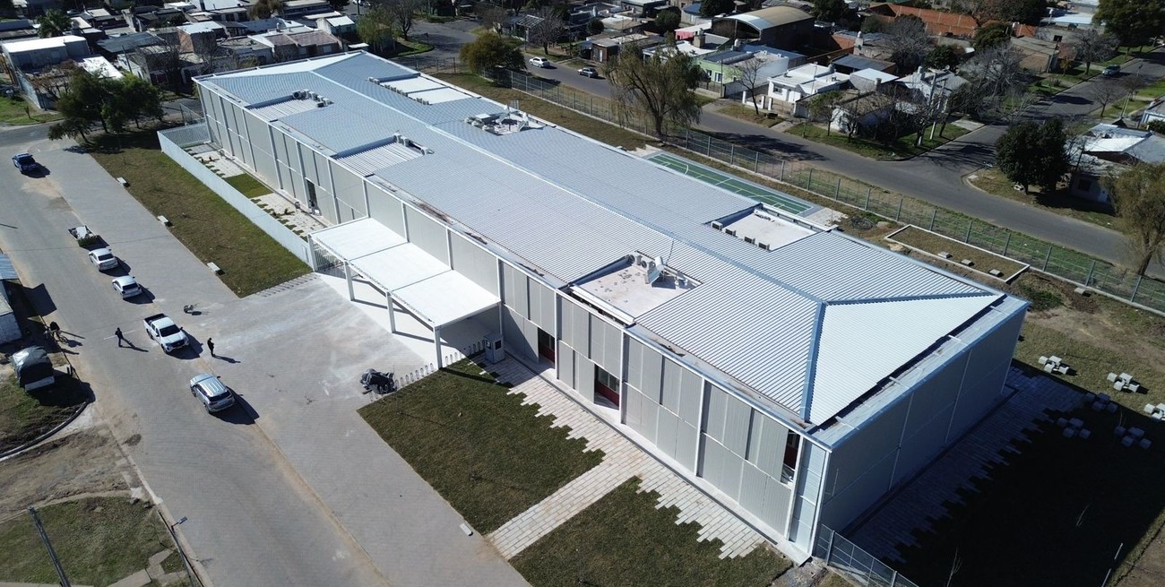 Ultiman detalles para finalizar el nuevo edificio del Instituto Superior N° 3 de Villa Constitución