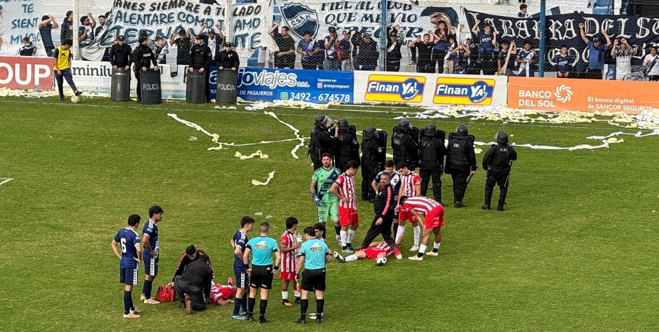 Ben Hur y 9 de Julio fue suspendido por incidentes en el Federal A