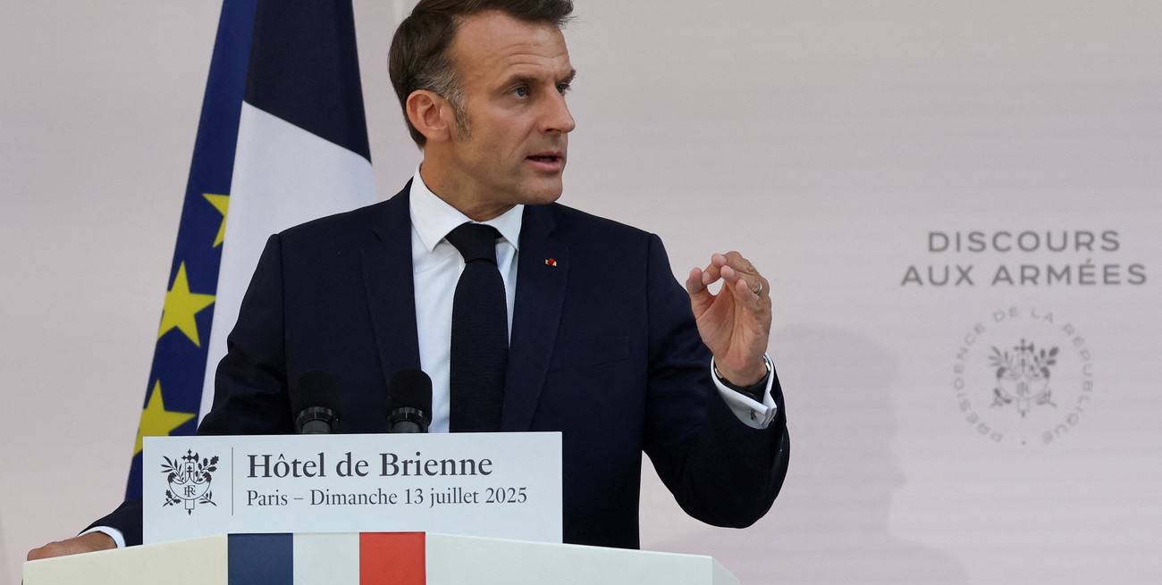 Macron anunció masivo aumento del gasto en Defensa