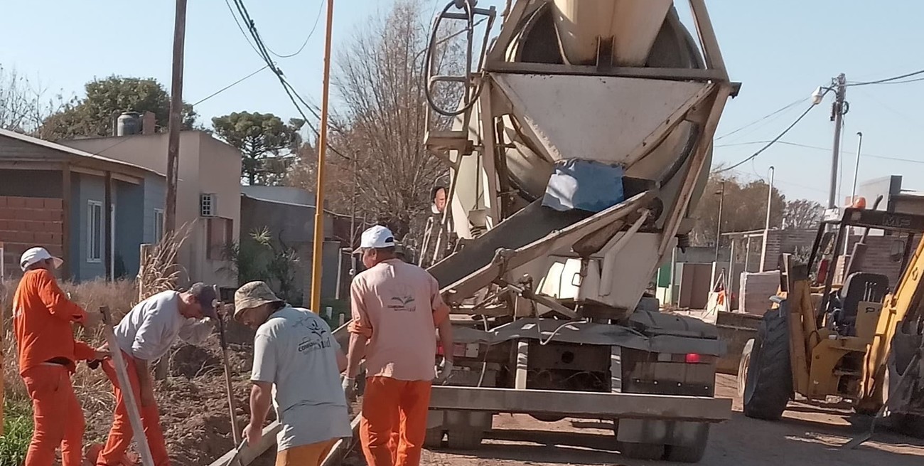 San Carlos Sud: culminan obras de infraestructura en el "barrio Solar"