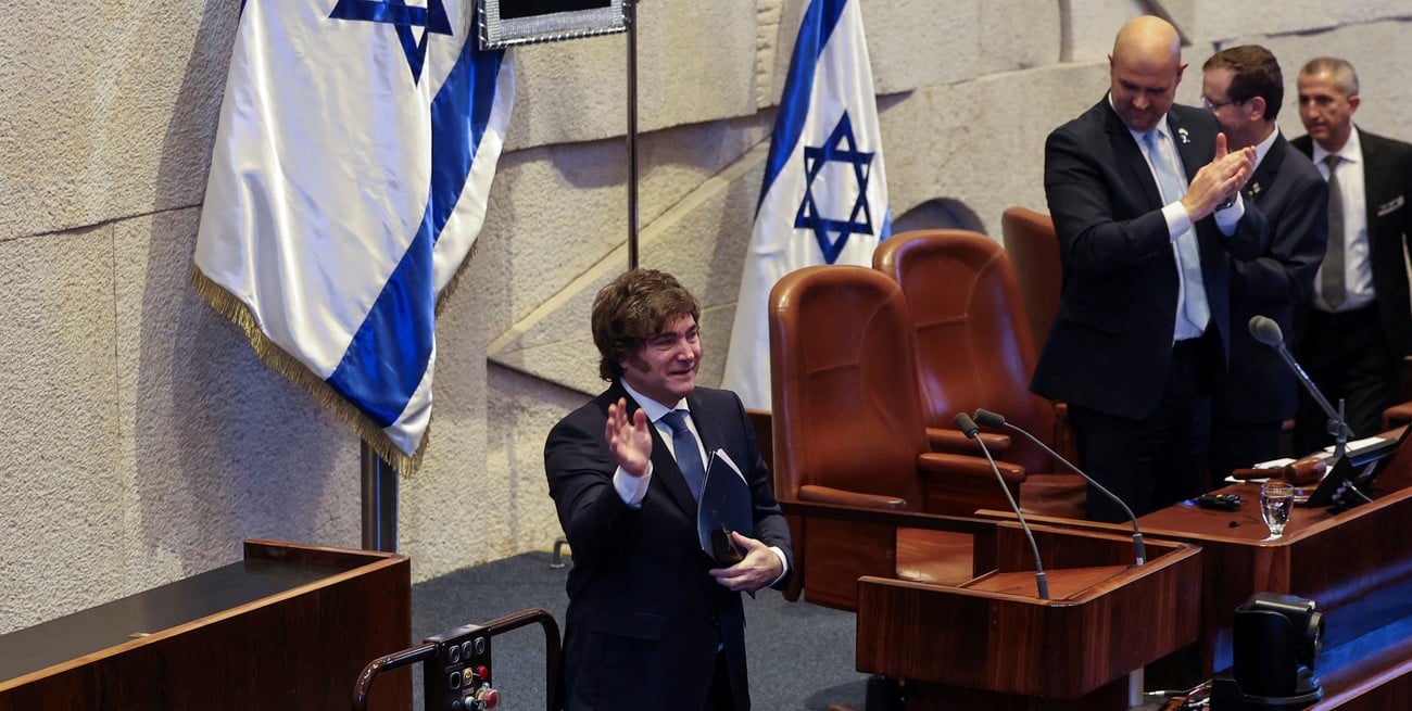 Javier Milei inicia en Israel su itinerario de cara al Día de la Independencia