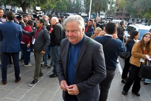 Carlos Fascendini en la previa a la Convención Reformadora. Foto: Guillermo Di Salvatore
