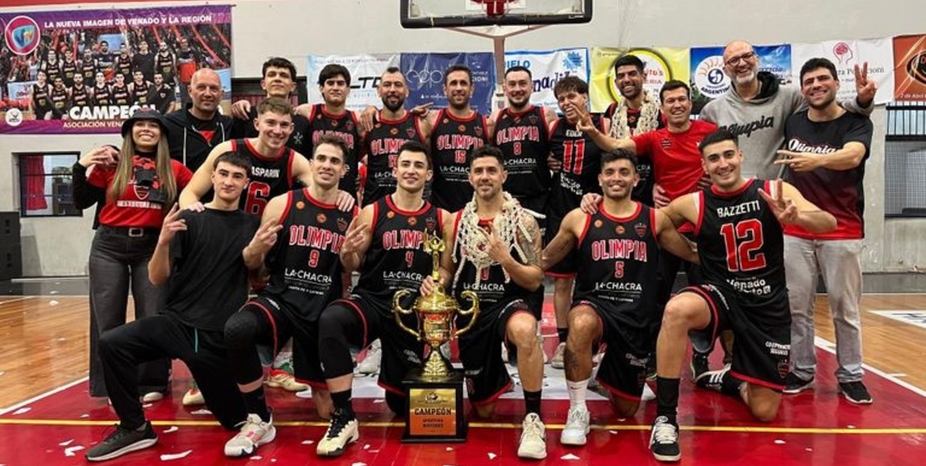 Olimpia BBC es bicampeón de la Asociación Venadense de Básquet