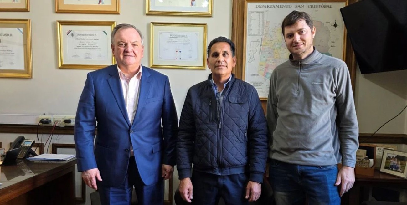 Michlig recibió a autoridades comunales de Moisés Ville para avanzar en gestiones y obras 