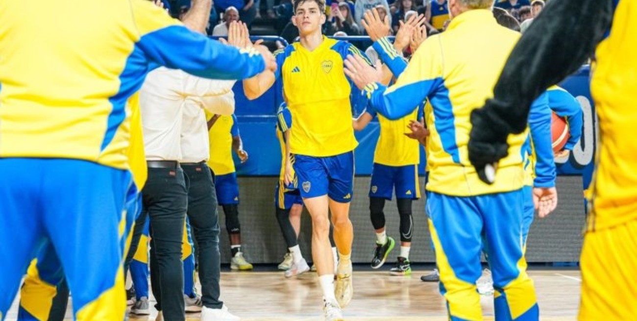 El venadense Stenta, bicampeón de la Liga Nacional con Boca Juniors