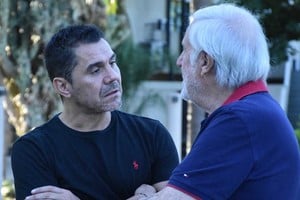 2018. Bichi y Vignatti previo a una conferencia de prensa. Foto: Manuel Fabatía.