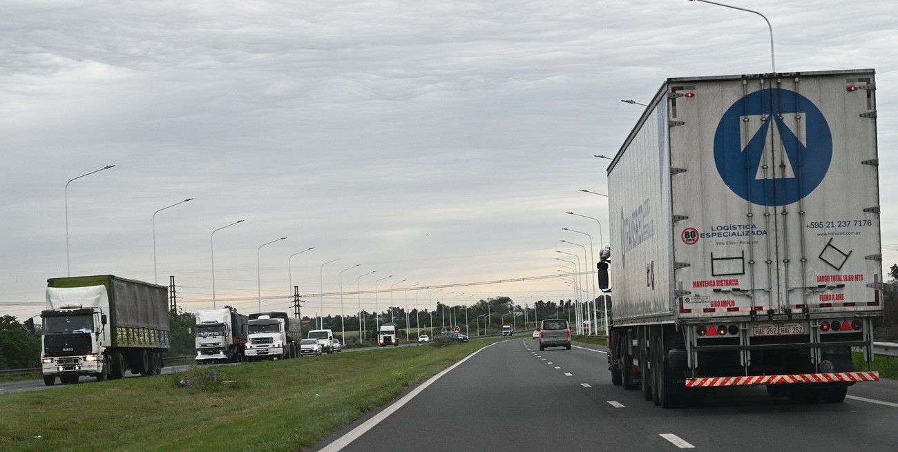 Desvíos sobre la autopista Rosario - Santa Fe a la altura de San Lorenzo