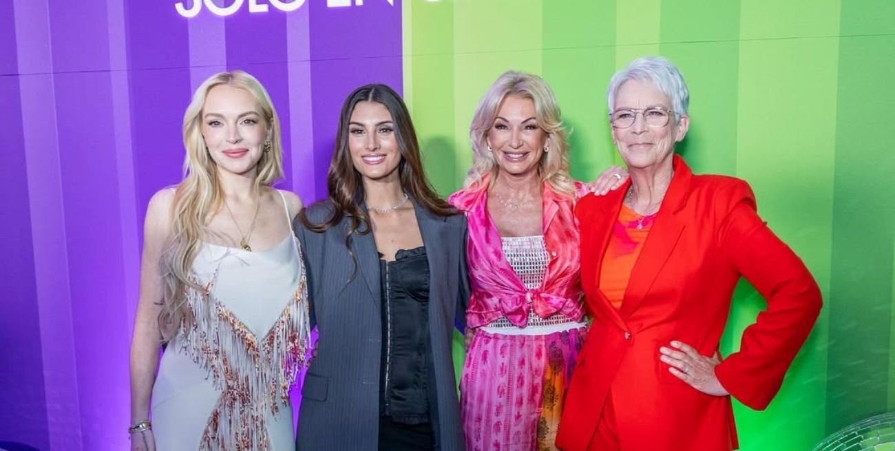 Un encuentro de película: Yanina Latorre deslumbró en México junto a Jamie Lee Curtis y Lindsay Lohan
