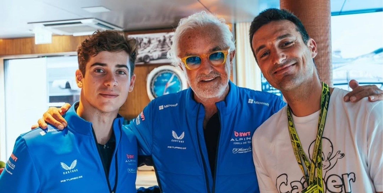 GP de Bélgica: Scaloni se encontró con Colapinto y saludó a Verstappen