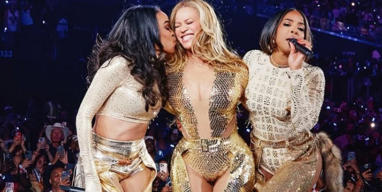 Video: Beyoncé reunió a Destiny’s Child en el Allegiant Stadium