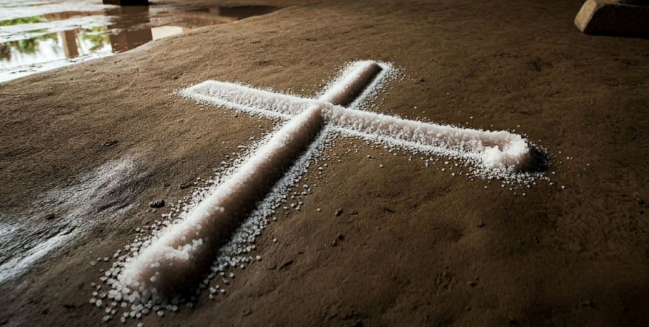 Cruz de sal: el ritual ancestral que protege tu hogar y aleja las malas energías