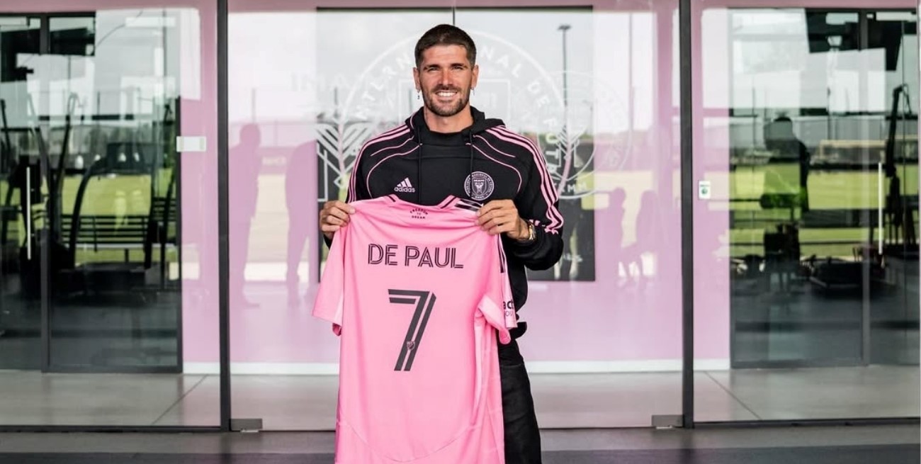 De Paul ya está habilitado y podría debutar esta noche en Inter Miami