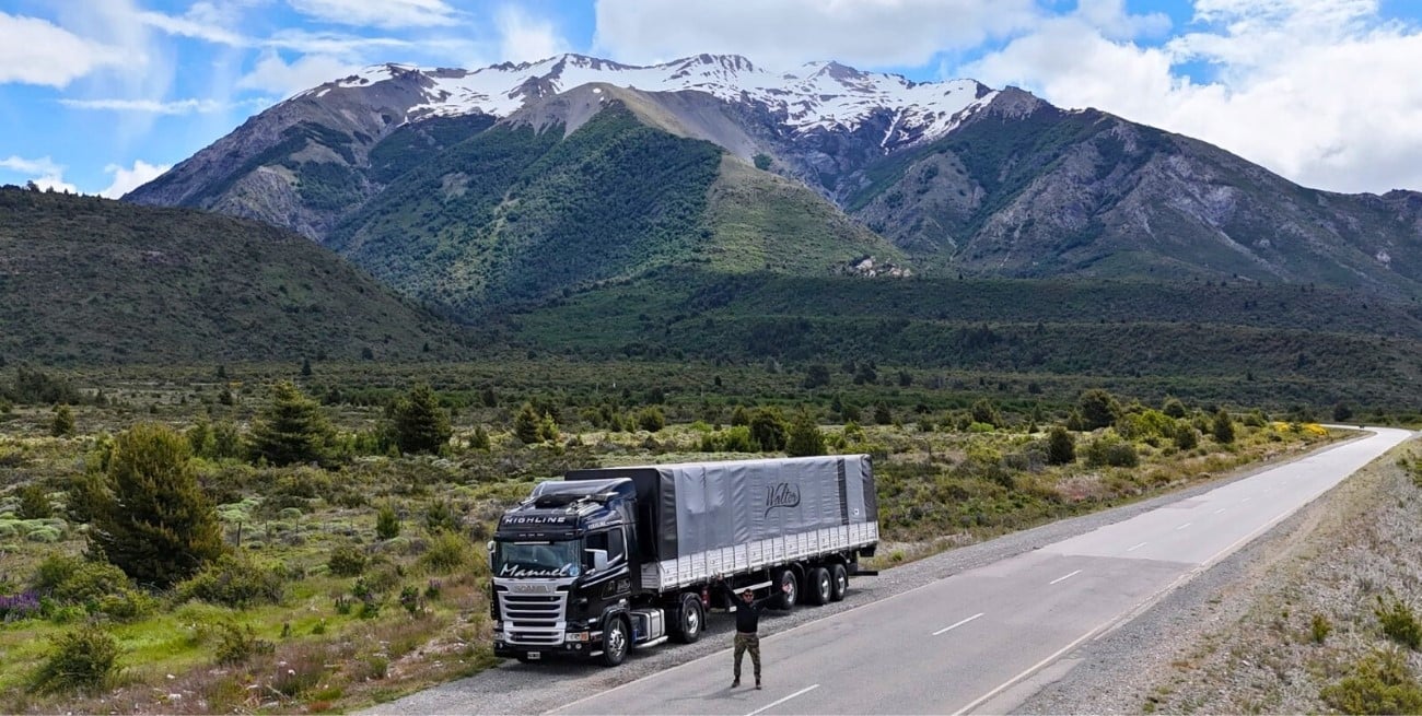 David Walter: el camionero influencer rafaelino que denuncia el estado de las rutas argentinas