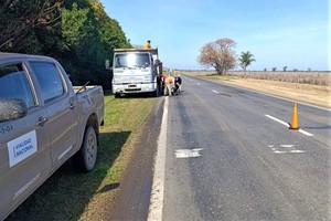 Estas obras de bacheo forman parte de las tareas habituales de conservación de la red vial nacional