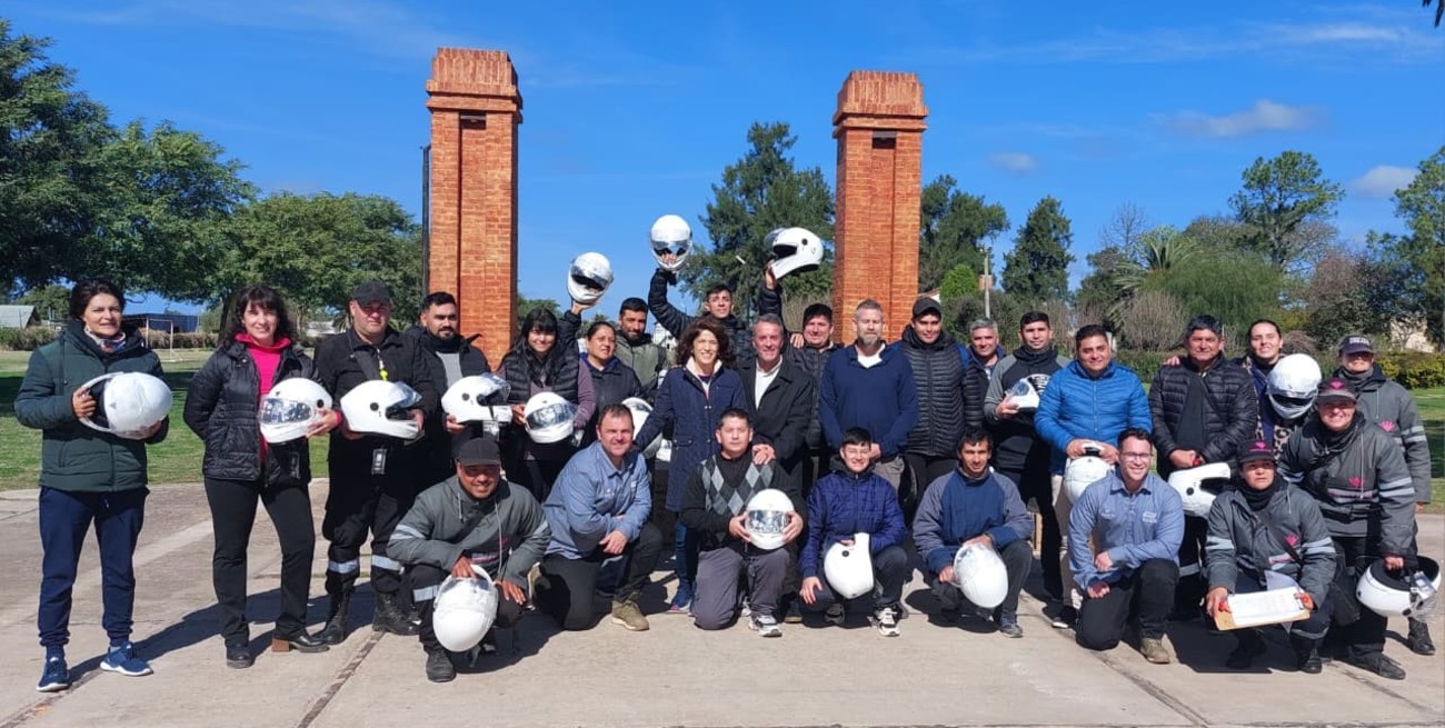 La APSV realizó una clínica para conducción segura de motos