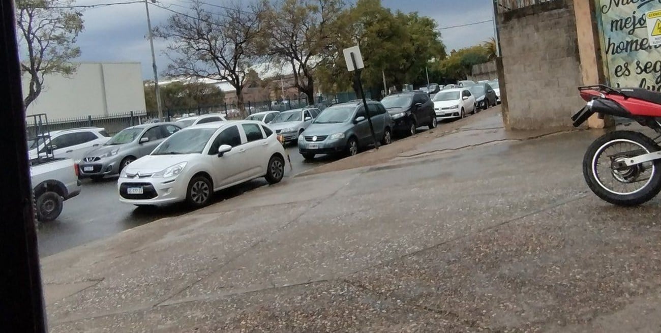 Video: cayó granizo en algunos puntos de Rosario