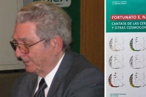 El escritor santafesino Fortunato Esteban Nari (1932-2024) y la portada del libro que refleja las particularidades y los alcances de su obra.