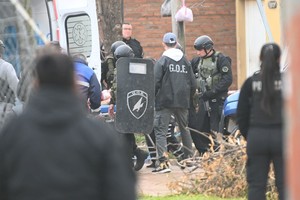 El ataque ocurrió el viernes, cuando Muga hirió a su pareja y se atrincheró armado. Foto: Flavio Raina