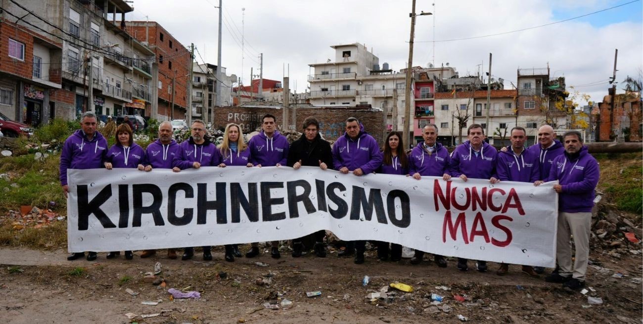 "Kirchnerismo Nunca Más": Milei comenzó la campaña bonaerense de La Libertad Avanza con un particular lema