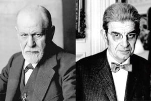 Sigmund Freud (1856-1939) y Jacques Lacan (1901-1981). Referencias insoslayables cuando se habla de psicoanálisis.