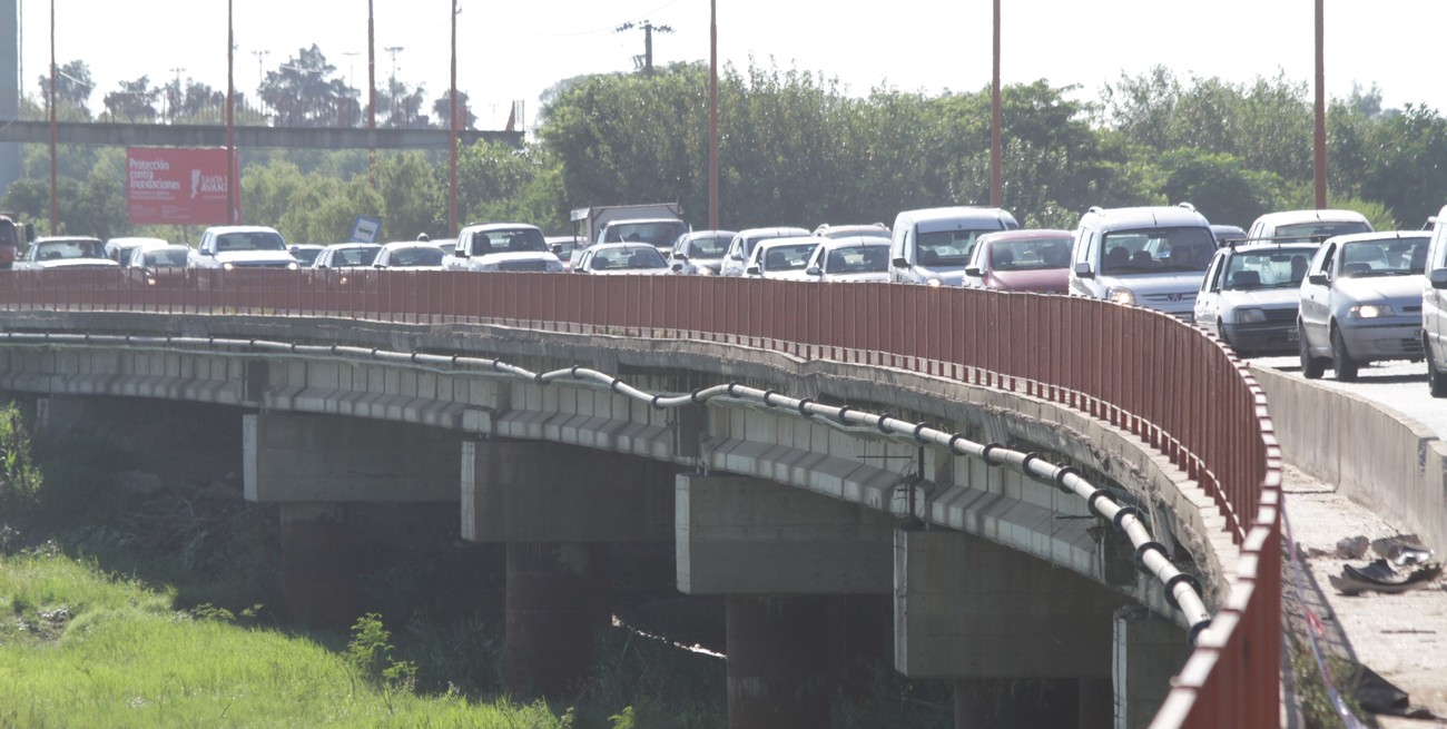 Ruta 168 en Santa Fe: reparan las juntas de los puentes