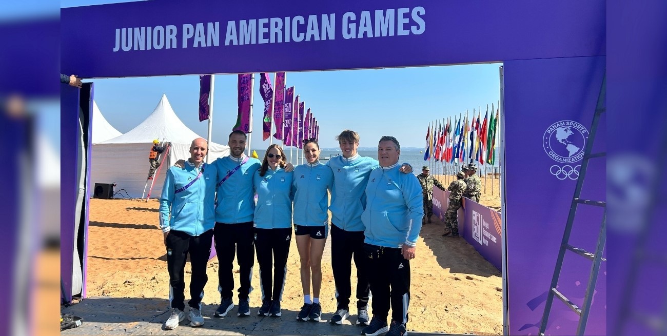 Aguas abiertas: el equipo argentino listo para los Panamericanos Junior en Encarnación