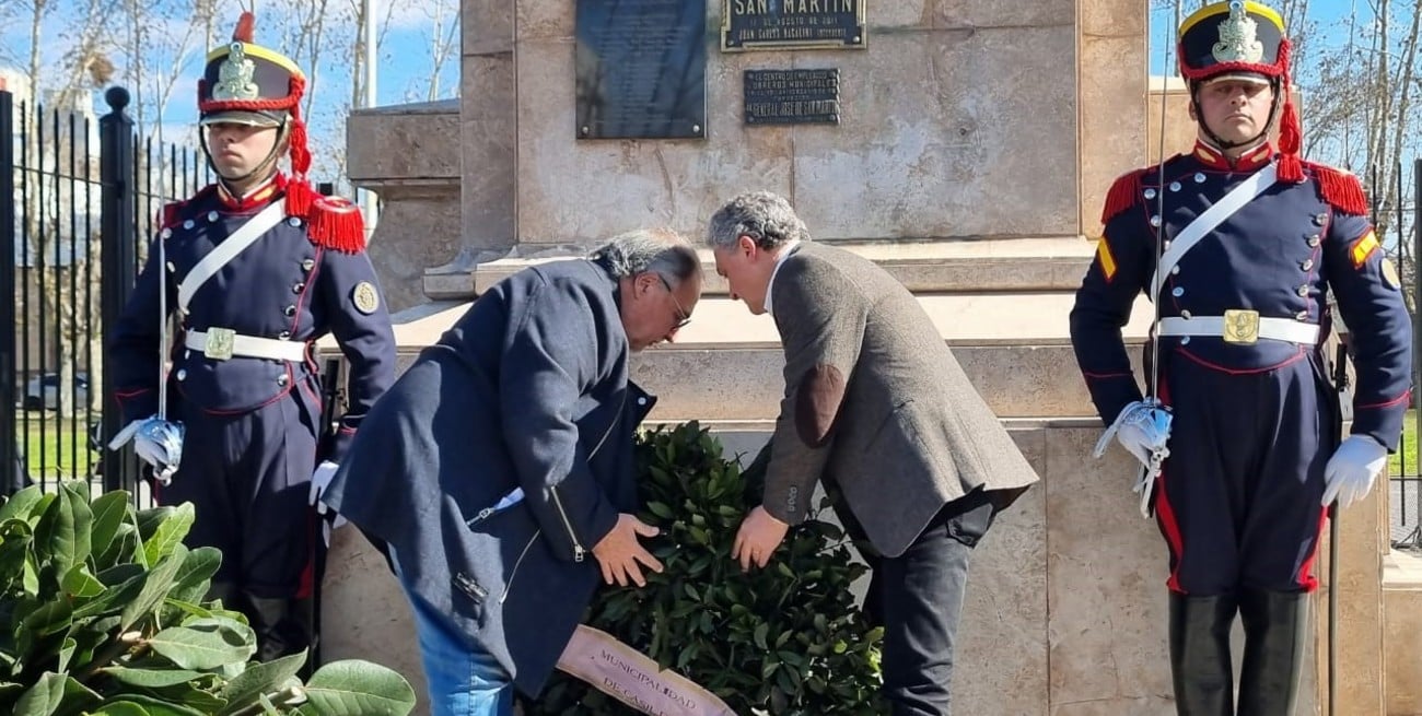 Casilda homenajeó a San Martin a 175 años de su fallecimiento