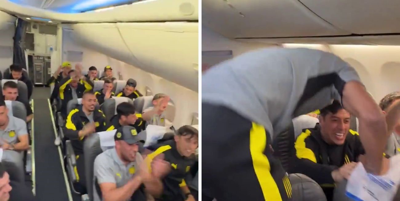 Polémica con el plantel de Peñarol en un vuelo de Aerolíneas Argentinas