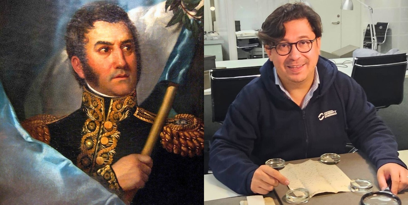 Hallaron en Escocia cartas inéditas de San Martín, con el aporte de un santafesino en la investigación
