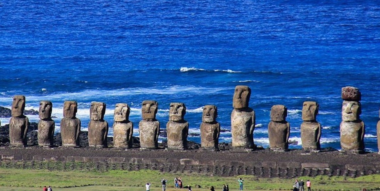 Advierten que los Moáis de Isla de Pascua podrían quedar bajo el mar en 2080