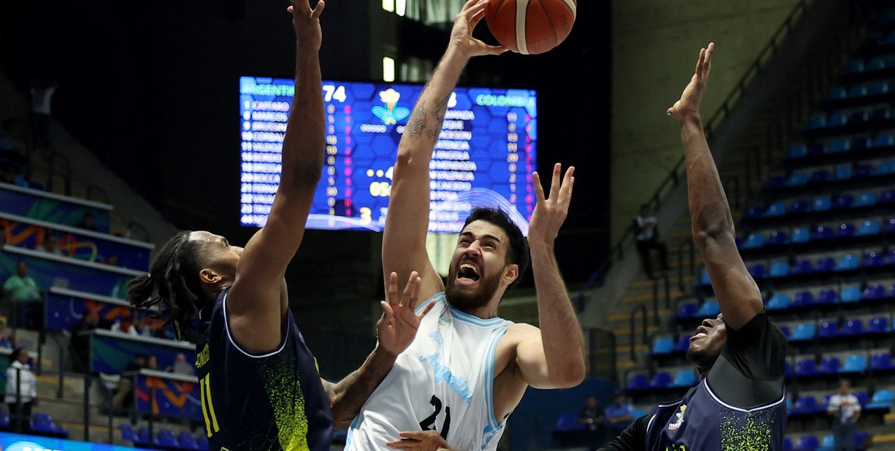  Argentina le ganó a Colombia y pasó a cuartos de la Americup