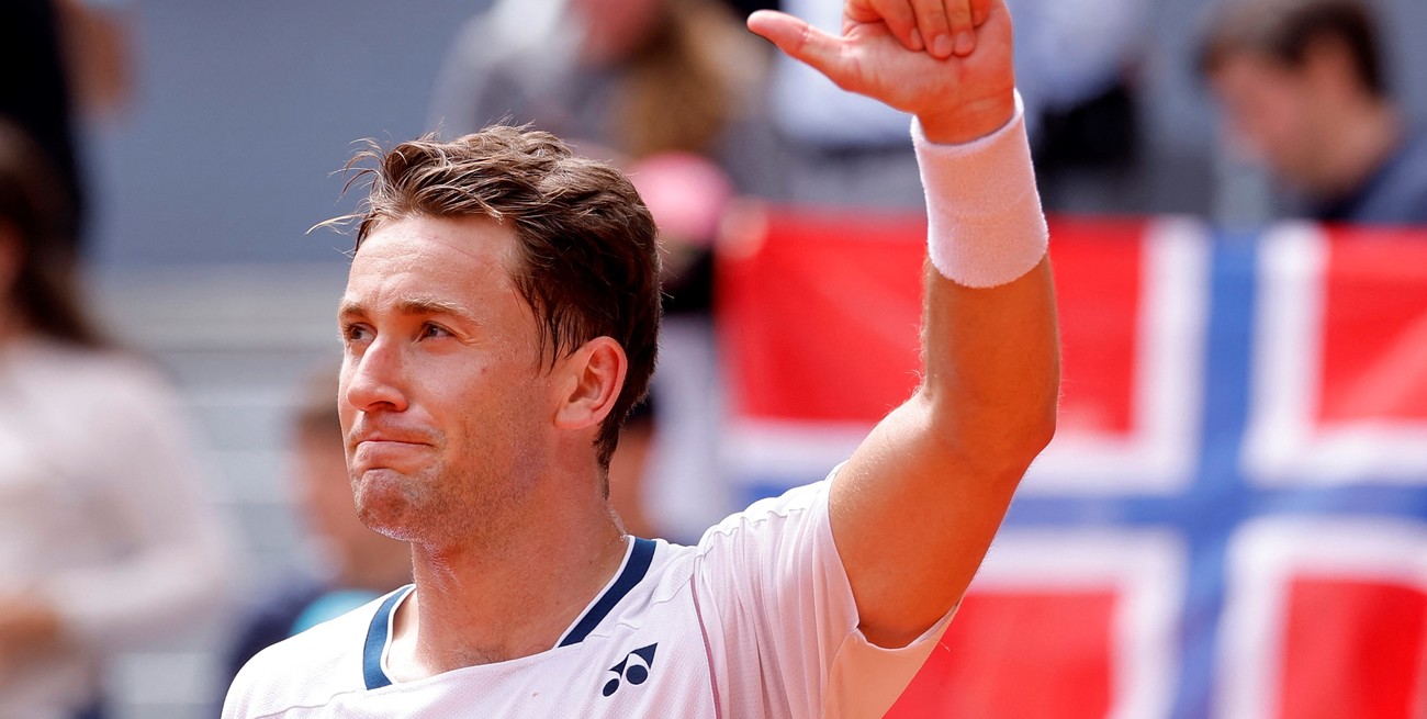 Casper Ruud se quejó por el olor a marihuana en las canchas del US Open