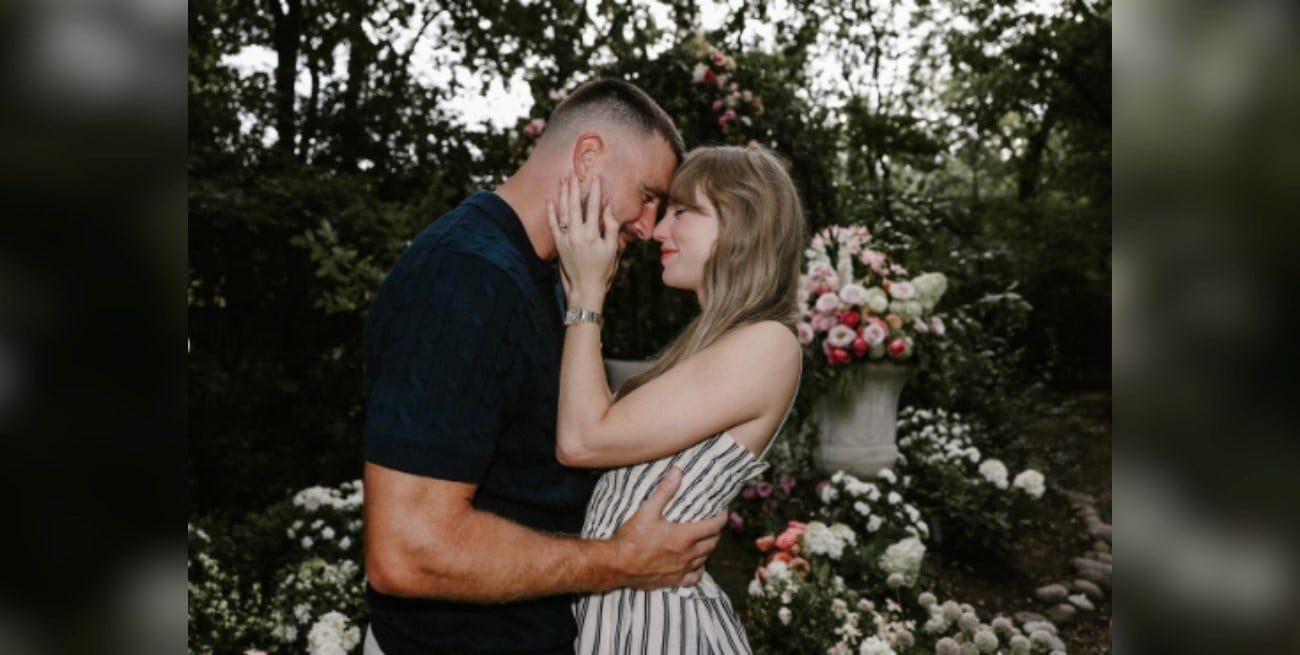 Taylor Swift y Travis Kelce anunciaron su casamiento