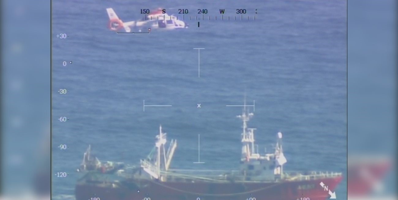 Un accidente en el mar y un rescate en helicóptero