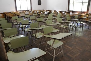 Los docentes universitarios siguen en pie de lucha por el salario. Crédito: El Litoral