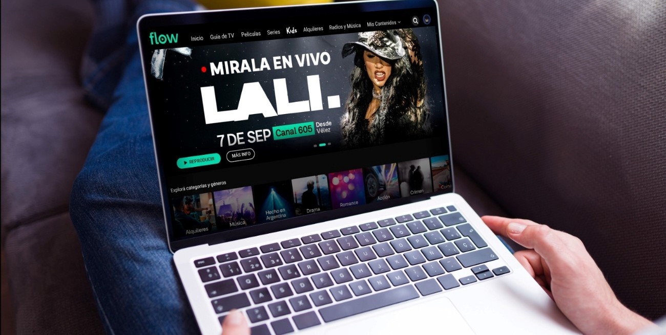 Flow transmite en vivo el show de Lali