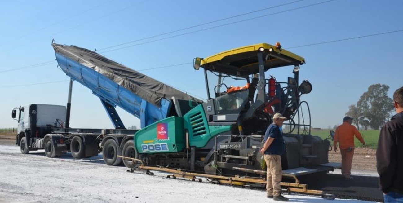 Obra estratégica: comienza la pavimentación de la futura Circunvalación de Venado Tuerto