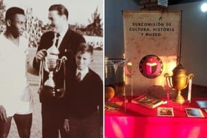 Pasado y presente. Foto: Gentileza Subcomisión de Cultura, Historia y Museo del Club Atlético Colón