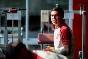 El futbolista actualmente viste los colores de Estudiantes de La Plata.