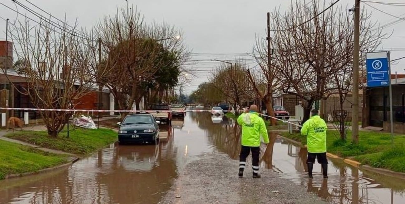 Consecuencias de la lluvia y el viento en Venado Tuerto y Firmat