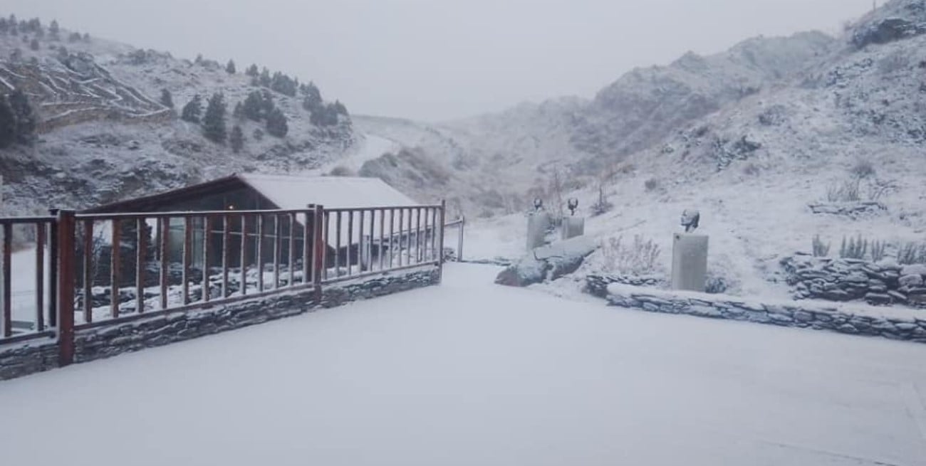 San Luis cubierto de nieve: la Tormenta de Santa Rosa sorprende a toda la provincia