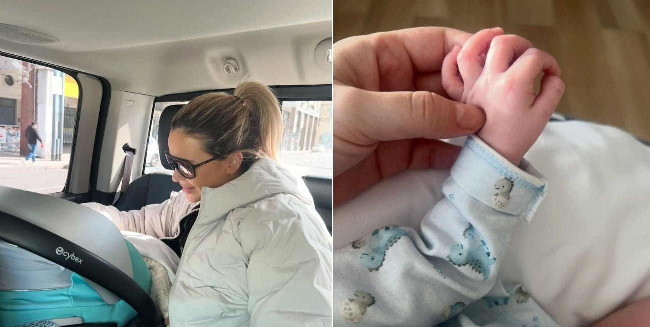 Alejandra Maglietti compartió las primeras imágenes de su hijo Manuel