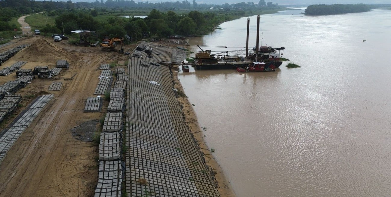 Provincia y Municipio refuerzan obras para reducir el riesgo hídrico en Santa Fe