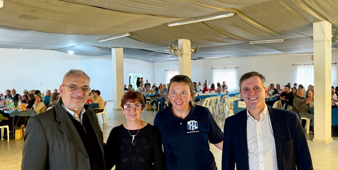 Calvo participó de las Fiestas Patronales y 141° aniversario de Colonia Cello