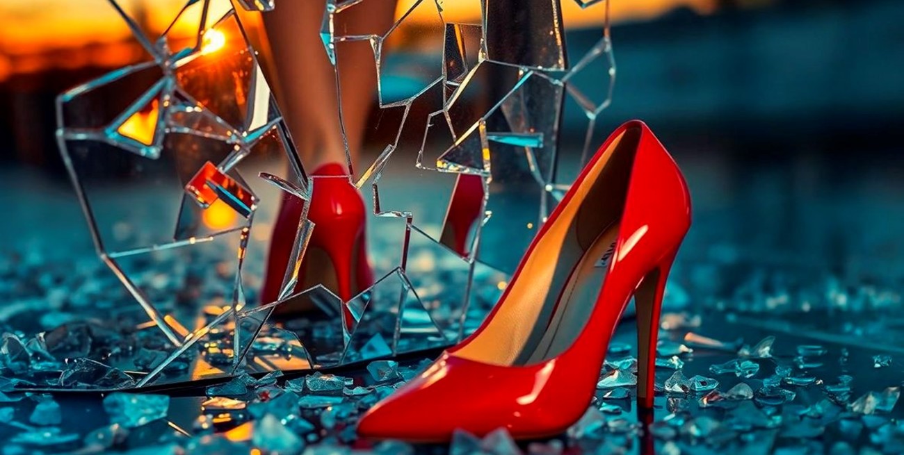 El eco de los tacos en el espejo roto