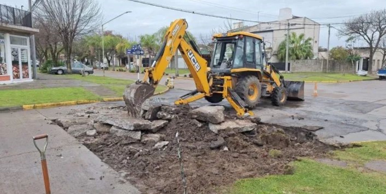 En Avellaneda avanza el plan integral de bacheo