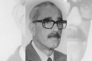 Retrato del historiador Andrés A. Roverano, quien supo ser destacado director del Archivo General de la Provincia. Banco de Imágenes Florian Paucke